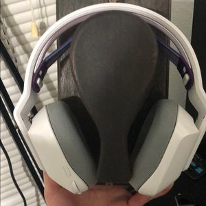 Custom one of a kind wooden headphone holder